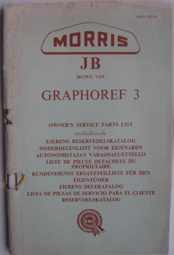 Morris owners illustrated - morris, jb