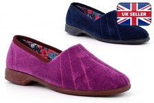Womens Carpet Slippers Slip On