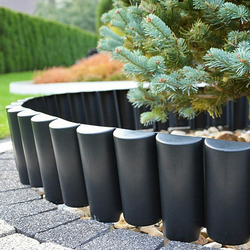 Garden plastic palisade border - garden,