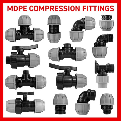 Mdpe compression fittings - mdpe,