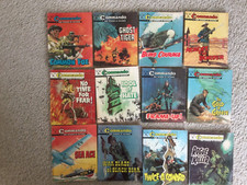 12 Vintage Commando Magazines
