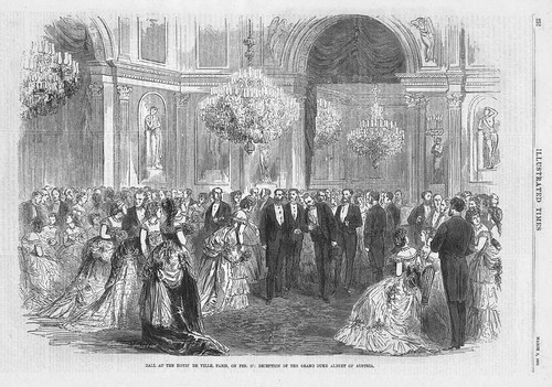 Paris ball given grand duke - ball,