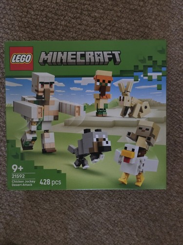 Lego minecraft chicken - chicken, jockey