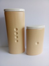 2 Earthenware Containers with