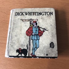 Vintage Miniature Hardback Dick Whittington -Children’s Collins Clear Type Press