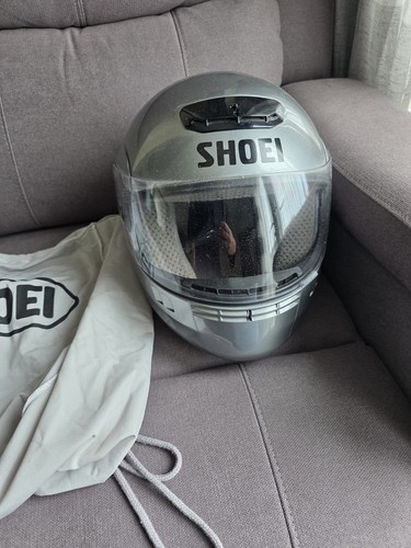Shoei flip silver - silver, helmet.