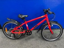 Frog 55 red vgc 20" wheels 8 speed lightweight aluminium suit 5-8 yr old