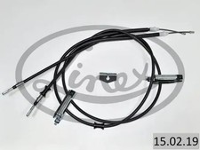 Handbrake cable Rear 15.02.19 LINEX for FORD FOCUS I FOCUS I Saloon