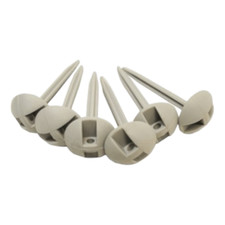 Ground Sheet Pegs Pack of 5 Tent Awning Carpet Camping Heavy Duty Plastic