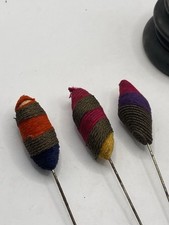3  VINTAGE HAT PINS (A402)