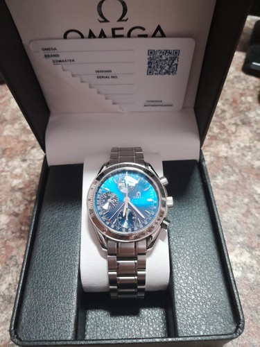 Omega speedmaster blue men - omega,