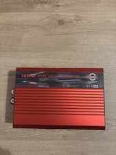 Park Safe Automotive 12v 2000w Pure Sine Wave Power Inverter Van Camper Caravan