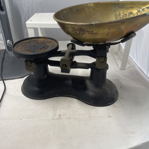 Victor scales brass pan cast - brass, pan.