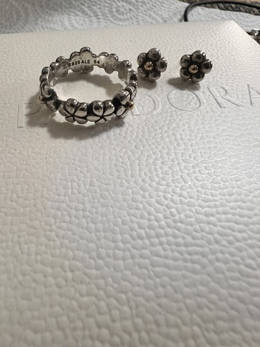 Pandora two tone daisy - two-tone, flower
