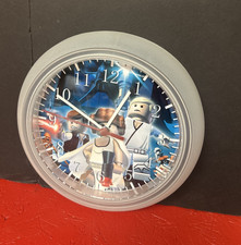 NEW Lego Star Wars 9.5" Wall Clock - Princess Leia and Friends