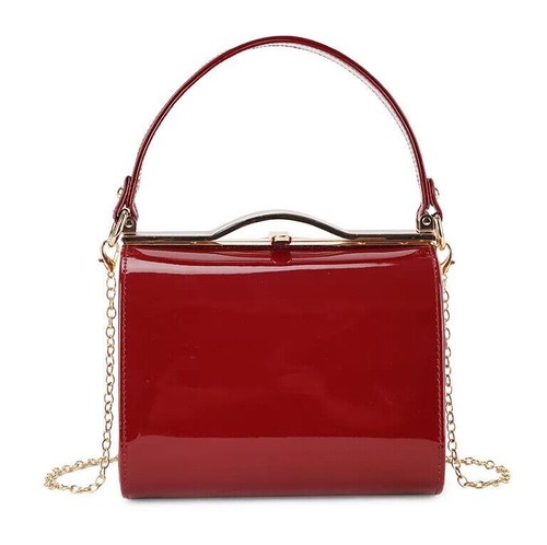 Women vintage patent box - women's,