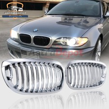 2X Chrome Front Kidney Grill