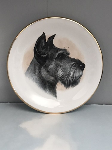 Small scottish terrier plate - small,