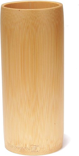 Natural bamboo flower vase - natural,