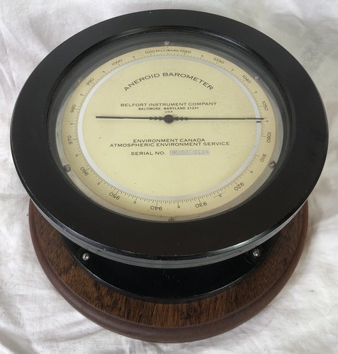 Vintage marine barometer - marine,