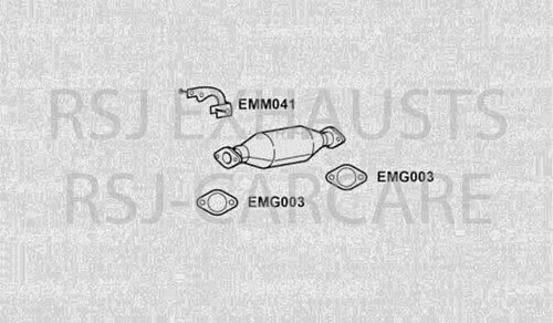 Ecdn5001ta catalytic converter - ecdn5001ta,