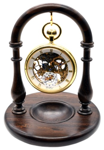 Rosewood pocket watch stand - rosewood,