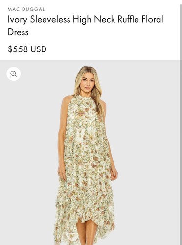 Mac duggal floral dress - duggal,