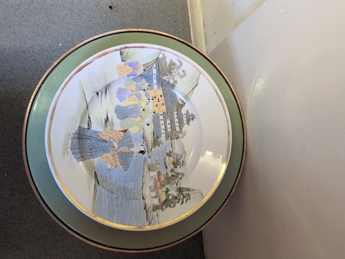 Large plate japanese satsuma - large,