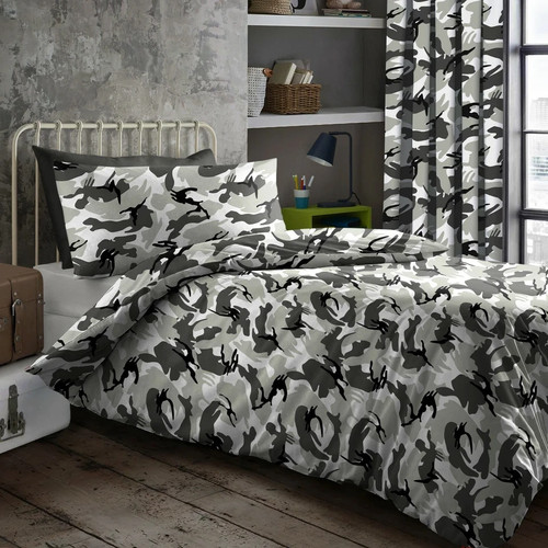Camouflage army duvet quilt - camouflage,