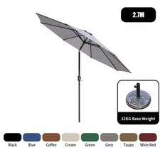 2.5m 2.7m 3m Garden Parasol