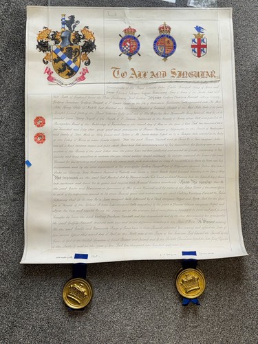 Edward VII Royal Grant Of Arms