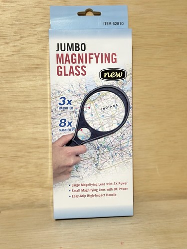 Jumbo magnifying glass 3 - jumbo, –