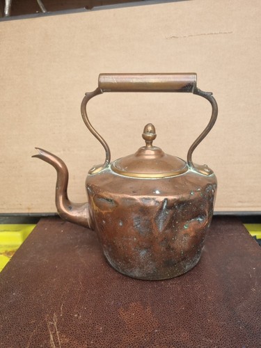 Copper brass large kettle - copper,