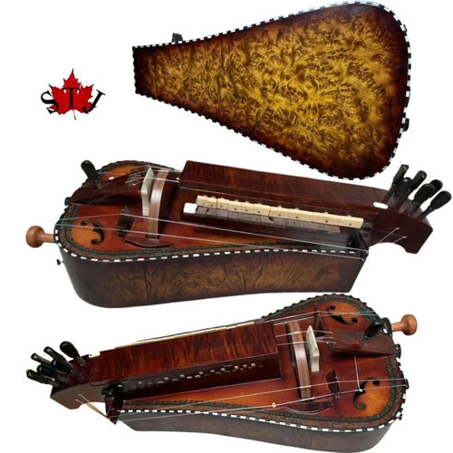 Bird eye maple wood hurdy - eye,