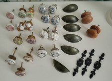 Selection Ceramic/metal & wood Drawer/ Door Knobs ideal for upcycle furniture.