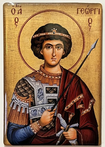 Saint george icon fridge - saint,