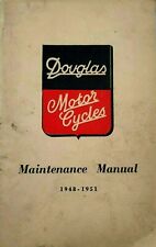 Original Douglas motorcycles Maintenance Manual 1948-1951  with Original Reciept