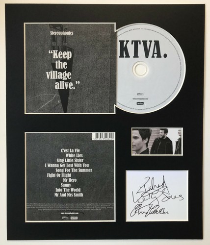 Stereophonics signed - -,