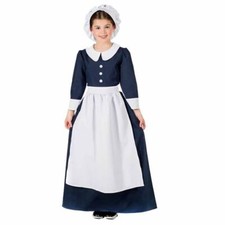 Girls Victorian Nurse Costume Kids Florence Nightingale Fancy Dress Book Week
