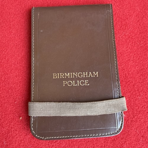 Leather cover pocket notebook - leather,