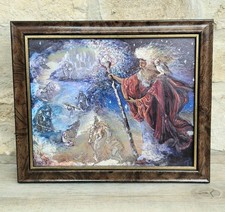 Vintage 1990s Foil Art Print