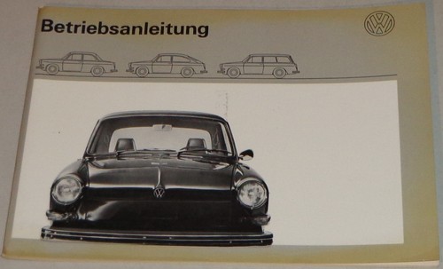 Operating instructions 1600 - vw,