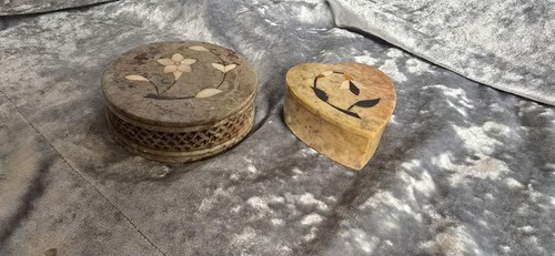 Vintage soapstone trinket - soapstone,