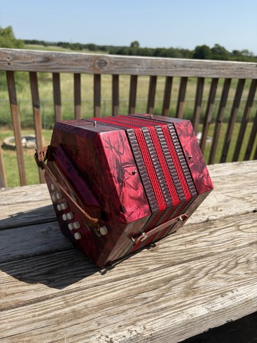 Vintage concertina accordion - concertina, /