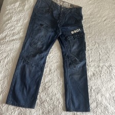 Brand New No Tags ETO Black Label 9901 Men's Blue Jeans W36 L29 Great Details 