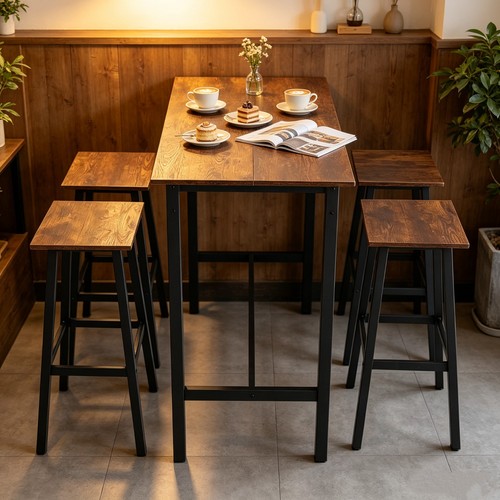 Breakfast bar table and stools - breakfast,