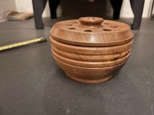 Wooden Covered Potpourri Bowl