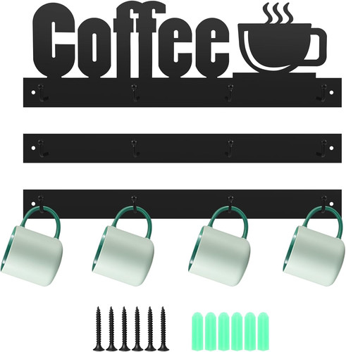 Wall mounted cup holder coffee - mounted,