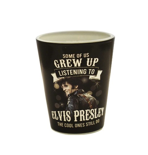 Elvis presley shot glass - elvis,