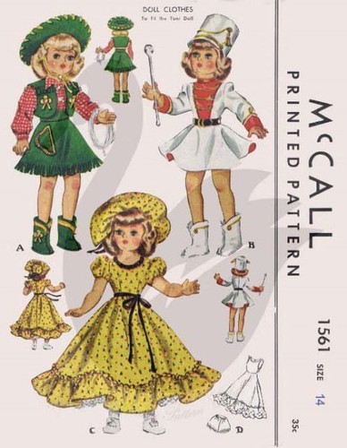 Reproduction vintage toni doll - toni,